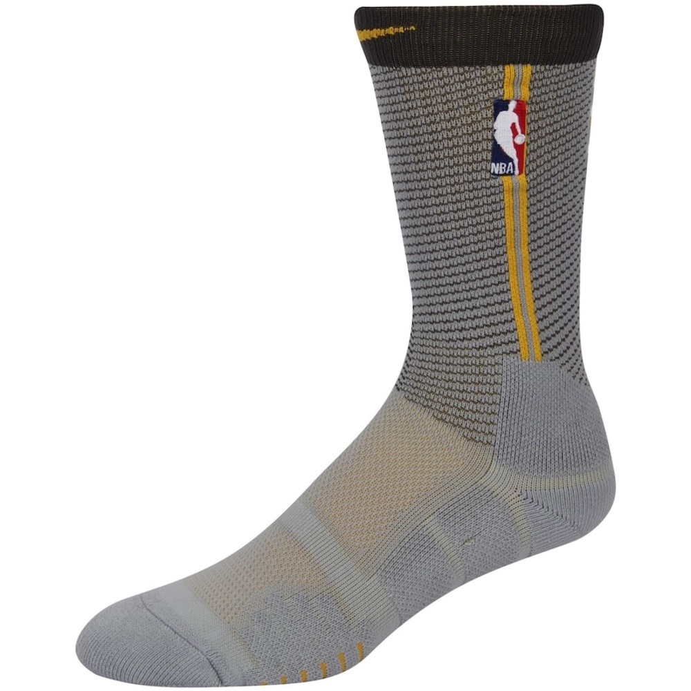 Nike Cleveland Cavaliers City Edition Elite Quick Crew Socks Silver Size Large